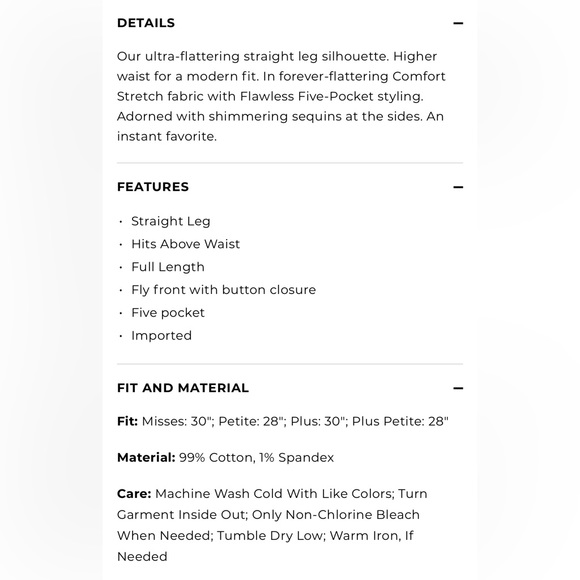 Straight leg jeans with sequin stripe - Picture 5 of 5